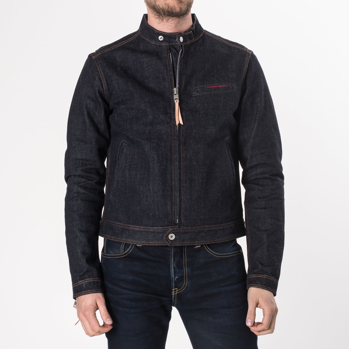 Iron Heart 13oz Indigo selvedge denim Rider's Jacket