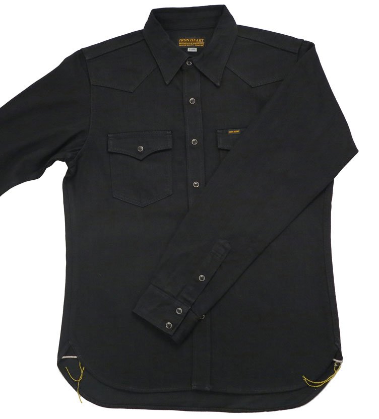 black denim western shirt