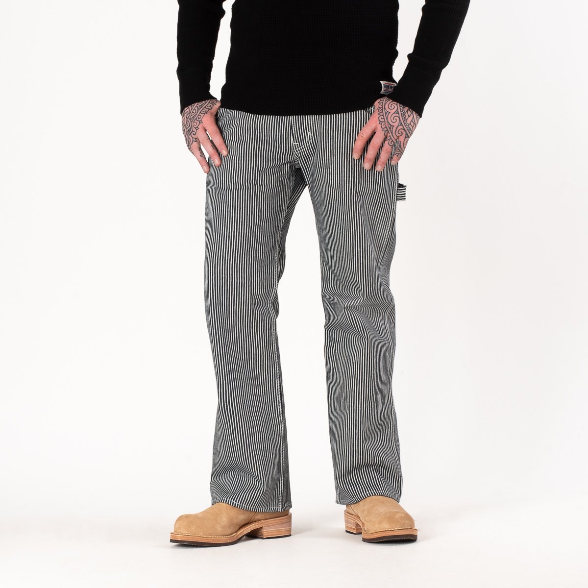 railroad stripe pants