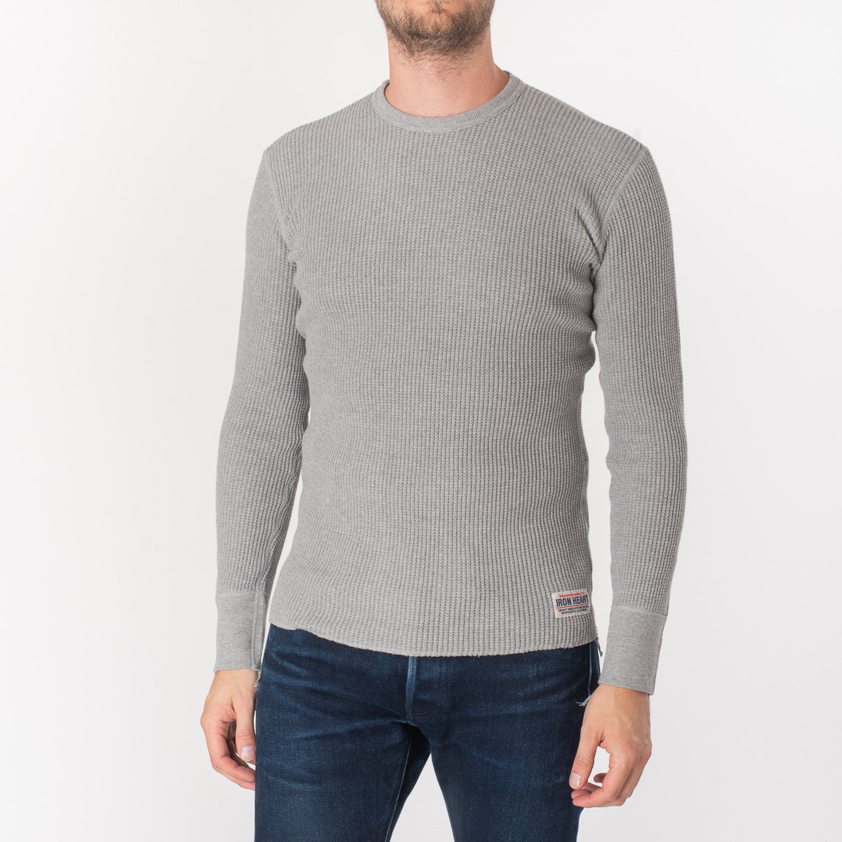 Thermal Crew Neck Long Sleeved Top Grey