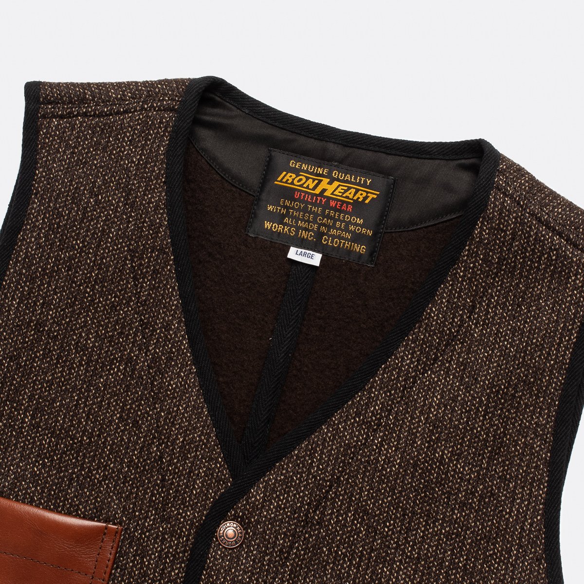 Beach Cloth Vest - Brown