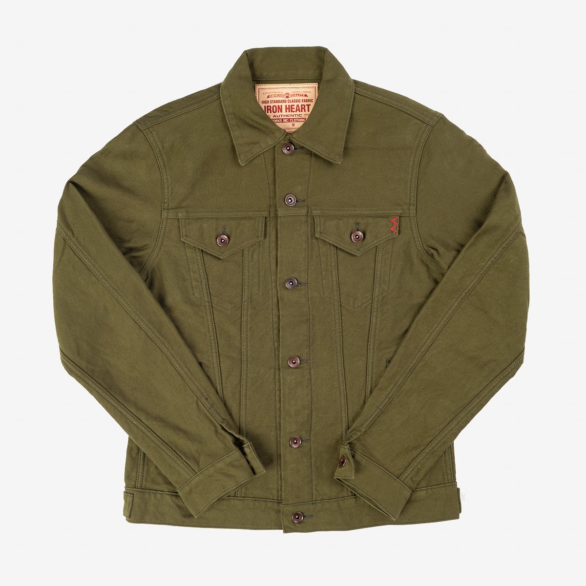 12oz Moleskin Modified Type III Jacket - Olive