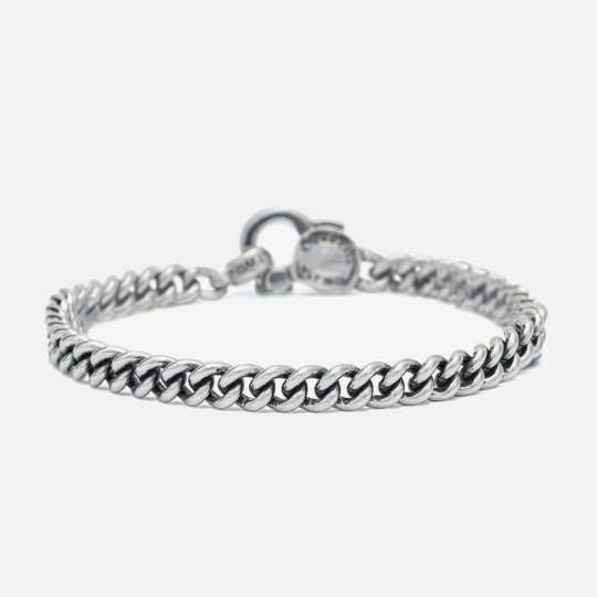 Good Art Sterling Silver Curb Chain Bracelet - AA - Rivet and Hide