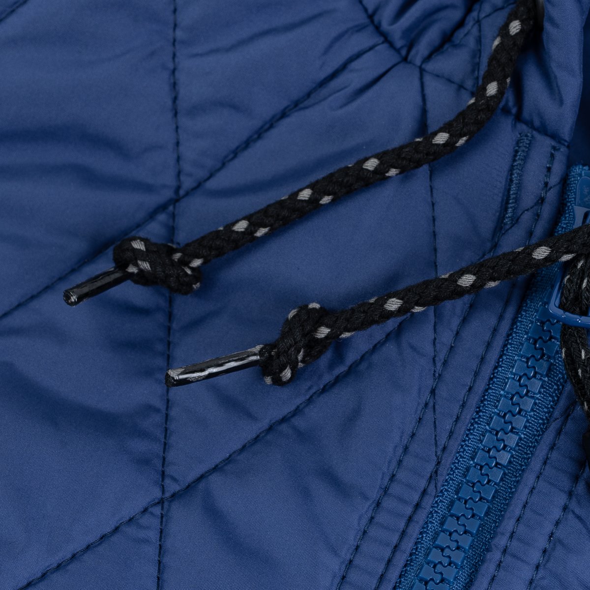 Iron Heart Lightweight Quilted Parka Jacket - Blue