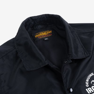 Iron Heart 20th Anniversary Nylon Windbreaker - Black