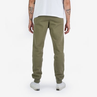 14oz Ultra Heavyweight Loopwheel Cotton Sweat Pants - Olive