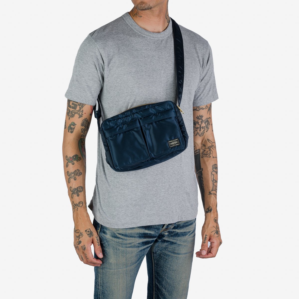 Porter Yoshida Co. Tanker Shoulder Bag Iron Blue