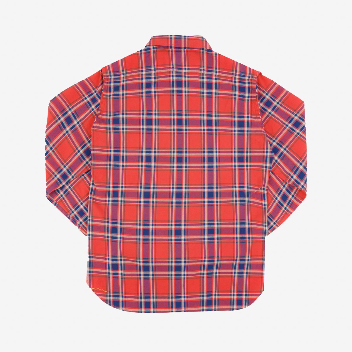 5oz Selvedge Madras Check Work Shirt - Red