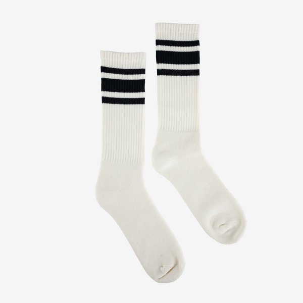 Decka 80s Skater Socks - Black