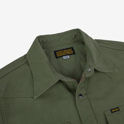 9oz Military Serge CPO Shirt - Olive