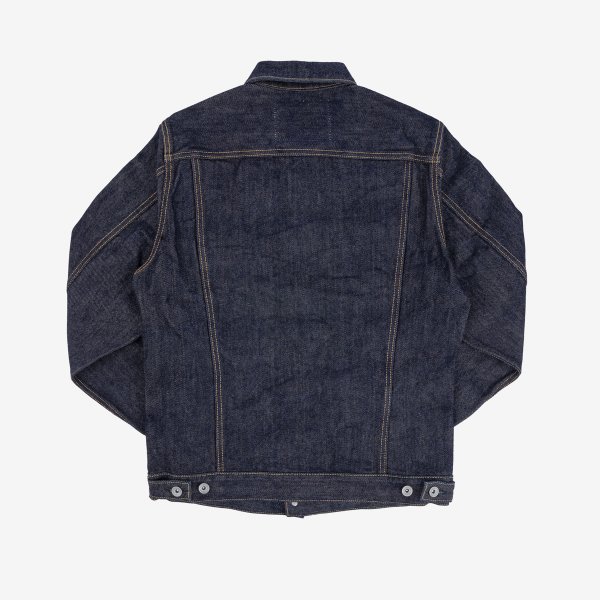 21oz Iron Heart Japanese Selvedge Denim Modified Type III Jacket in Indigo