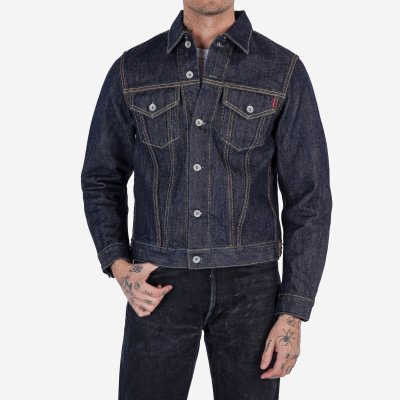 Iron Heart 21oz Indigo Japanese Selvedge Denim Type III Jacket